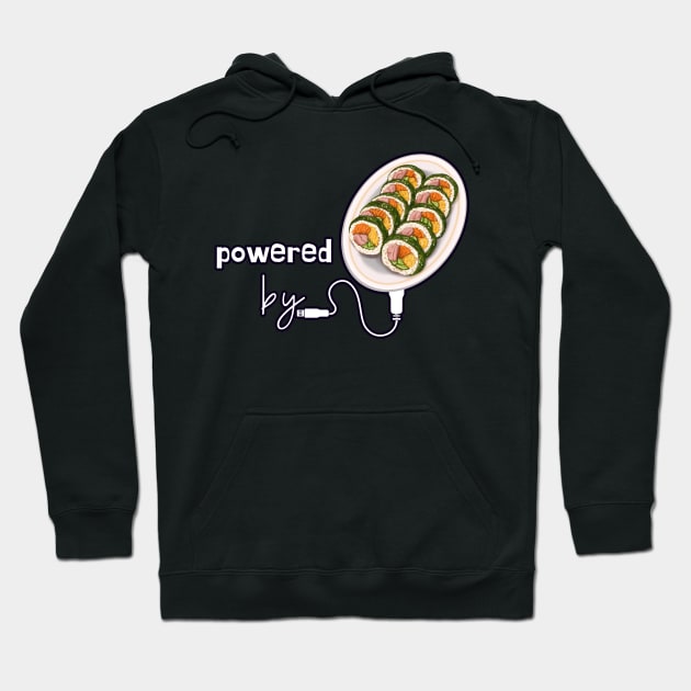 Powered by Gimbap Hoodie by leBoosh-Designs